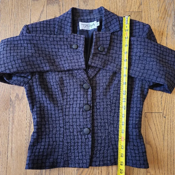 Taiga Paris vintage cropped blazer size 2 - Picture 5 of 6